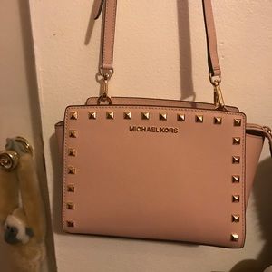 michael kors studded selma bag